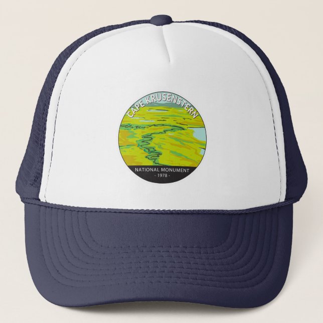 Cape Krusenstern National Monument Tundra River Trucker Hat (Front)