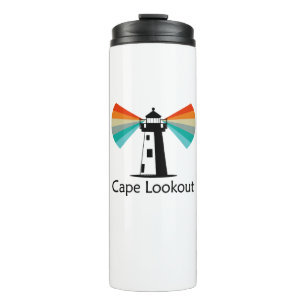 Cape Lookout Lighthouse North Carolina Rainbow Thermal Tumbler