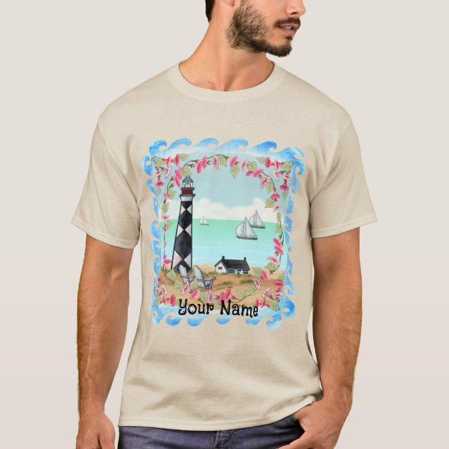 Cape Lookout Lighthouse  t-shirt (Front)