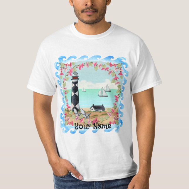 Cape Lookout Lighthouse  t-shirt (Front)