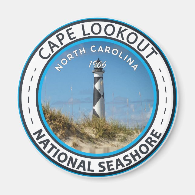 Cape Lookout National Seashore North Carolina Magnet (Front)