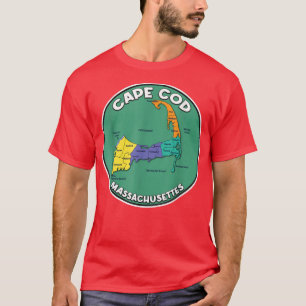Cape Massachusetts Boston Hyannis Dennis Ocean Cap T-Shirt