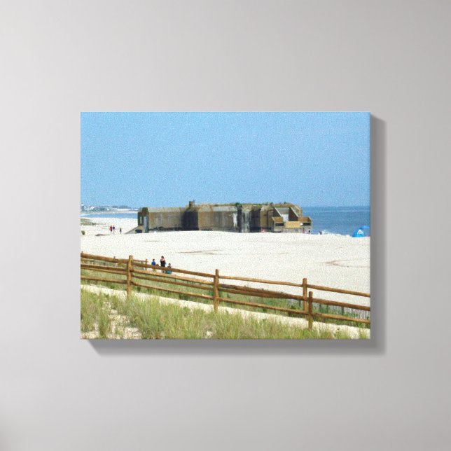 Cape May Bunker Canvas Print (Front)