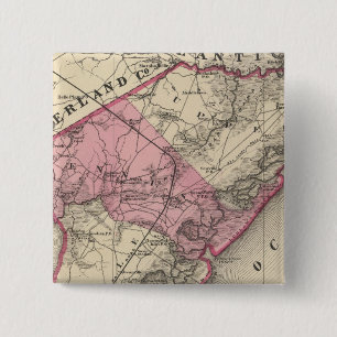 Cape May County, NJ 15 Cm Square Badge