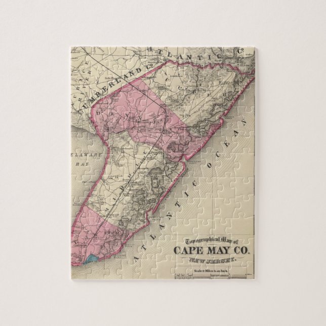 Cape May County, NJ Jigsaw Puzzle (Vertical)