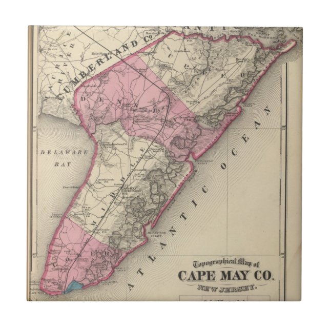 Cape May County, NJ Tile (Front)