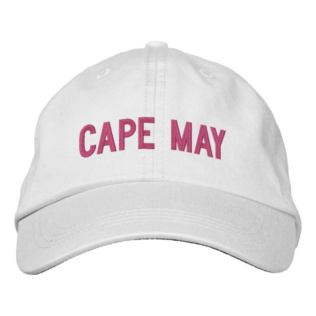 CAPE MAY EMBROIDERED HAT (Front)