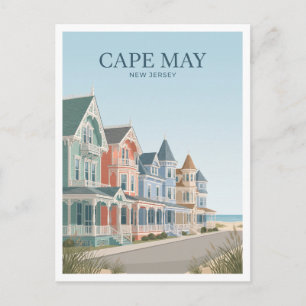 Cape May Historic District New Jersey Keepsake Postcard