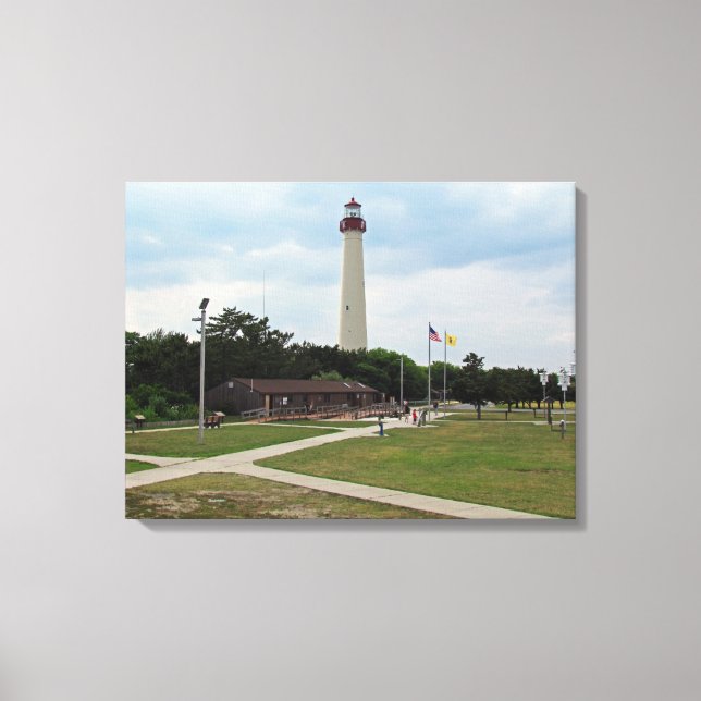 Cape May Lighthouse Canvas Print (Front)