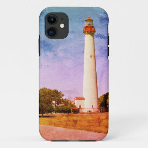 Cape May Lighthouse Canvas Print iPhone 11 Case