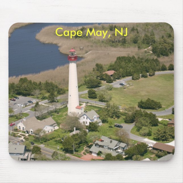 Cape May Lighthouse, Cape May, NJ Mouse Mat (Front)