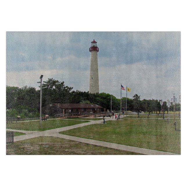 Cape May Lighthouse Cutting Board (Front)