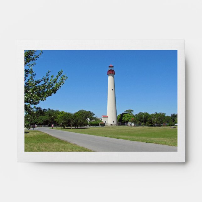 Cape May Lighthouse Envelope (Front)