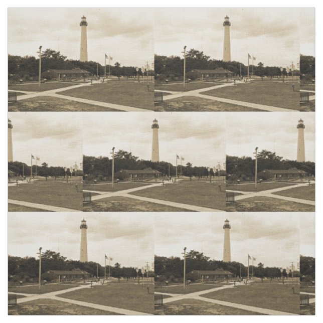 Cape May Lighthouse Fabric (Swatch)