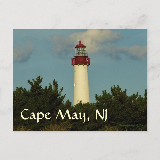 Cape May Lighthouse greeting card/postcard Postcard (Front)