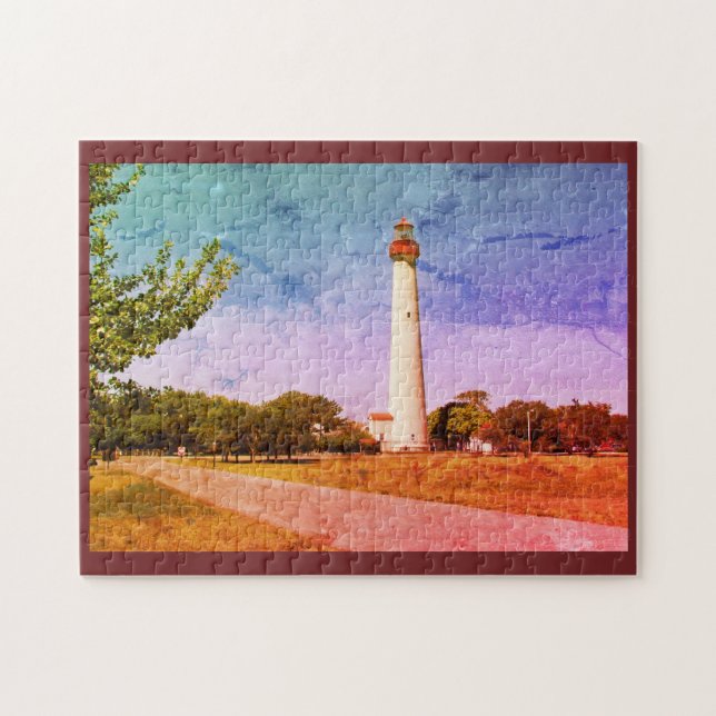 Cape May Lighthouse  Jigsaw Puzzle (Horizontal)