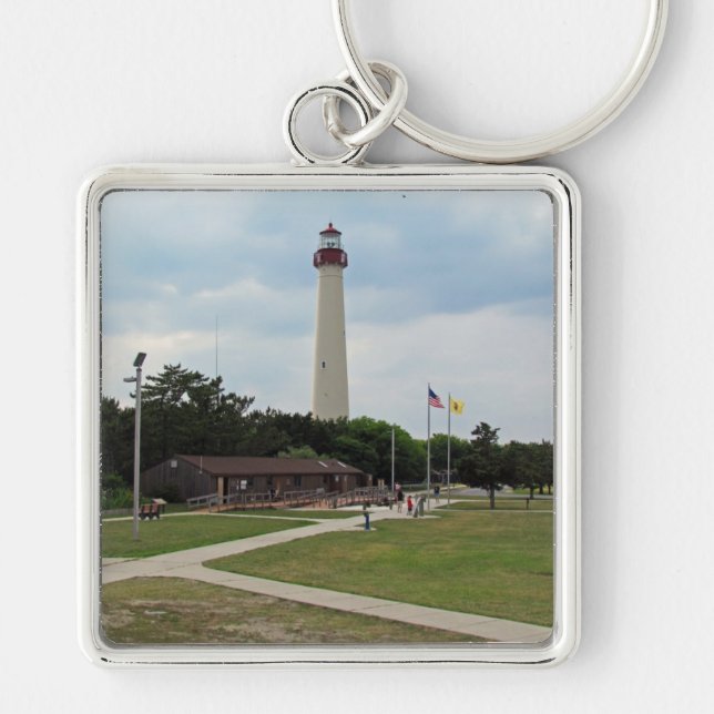 Cape May Lighthouse Key Ring (Front)