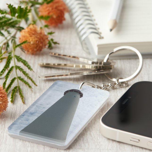 Cape May Lighthouse Key Ring (Front Right)