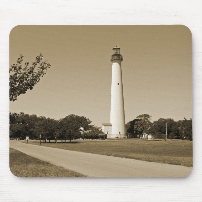 Cape May Lighthouse Mouse Mat (Front)