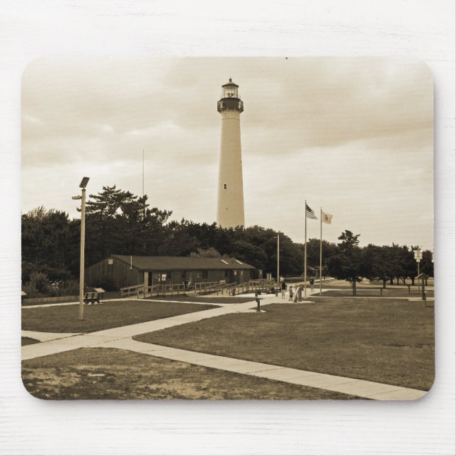 Cape May Lighthouse Mouse Mat (Front)