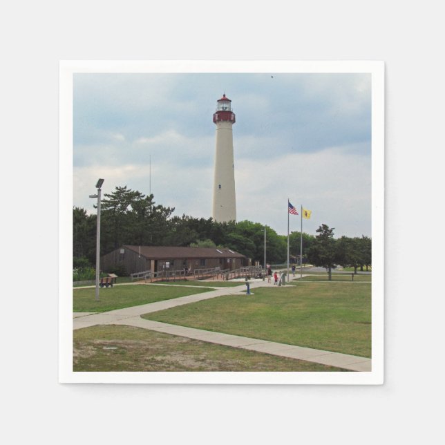 Cape May Lighthouse Napkin (Front)