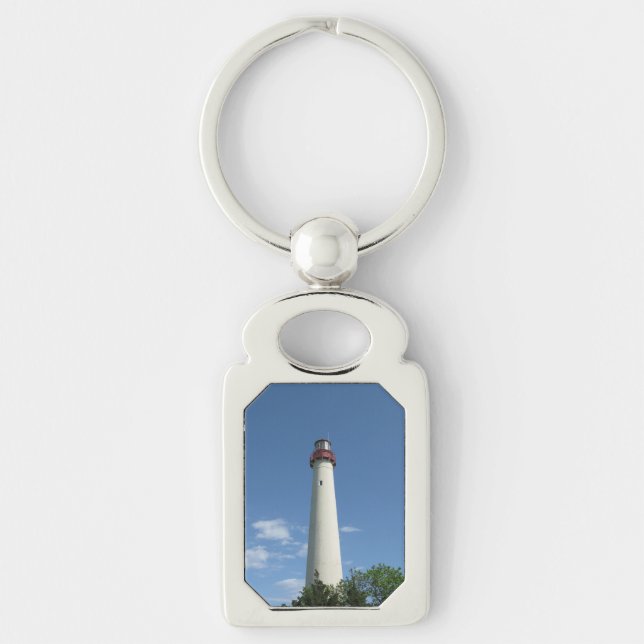 Cape May Lighthouse New Jersey Key Ring (Front)