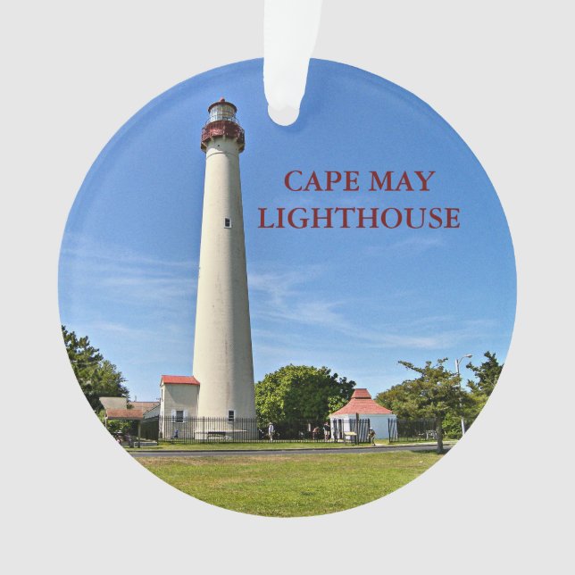Cape May Lighthouse, New Jersey Ornament (Front)