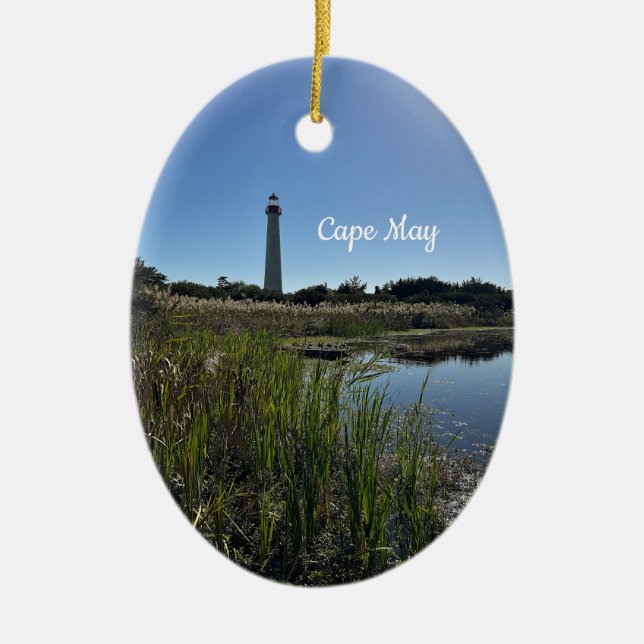 Cape May Lighthouse Ornament  (Front)