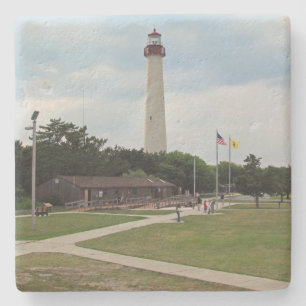 Cape May Lighthouse Stone Coaster