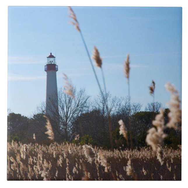 Cape May lighthouse Tile (Front)