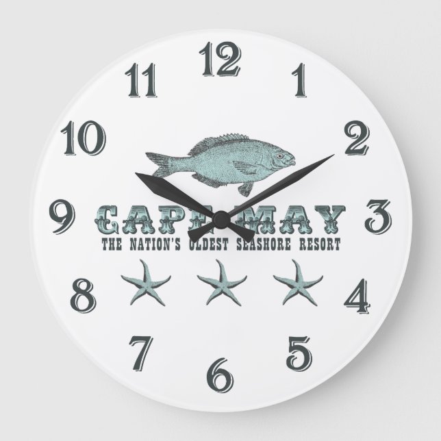 Cape May Nation's Oldest Seashore Resort Clock (Front)