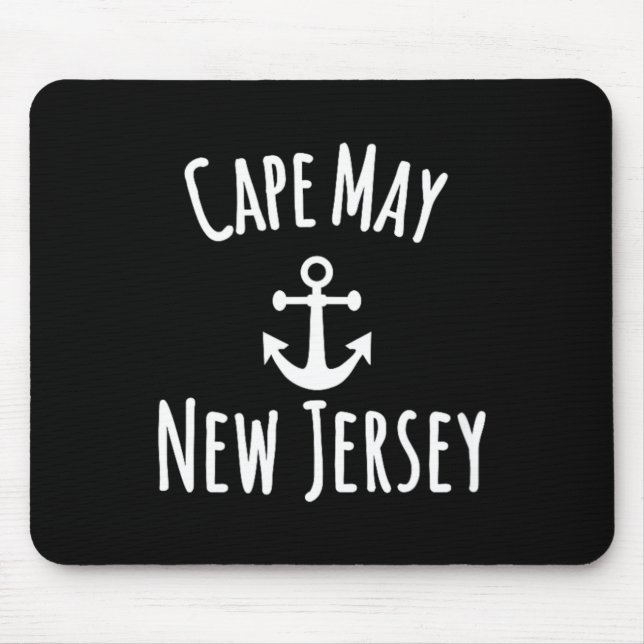 Cape May New Jersey Boating Sailing Nautical Mouse Mat (Front)