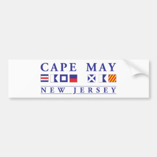 Cape May New Jersey Bumper Sticker