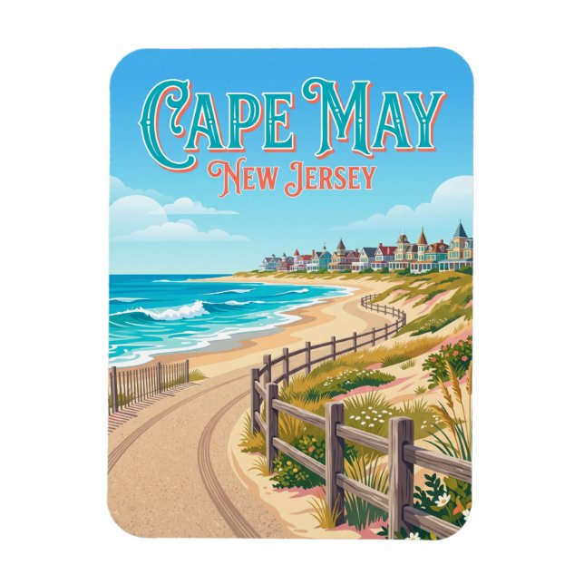 Cape May New Jersey Magnet (Vertical)