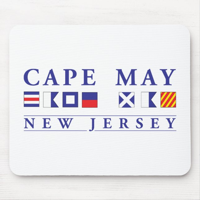 Cape May New Jersey Mouse Mat (Front)