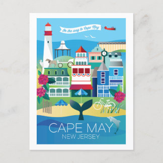 Cape May, New Jersey Postcard
