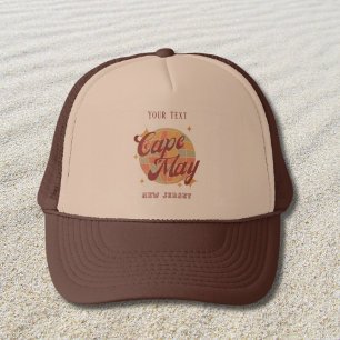 Cape May New Jersey Retro Vintage Party Trucker Hat