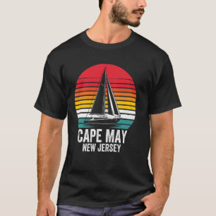 Cape May New Jersey, Sailing Cape May, Sailboat Ca T-Shirt