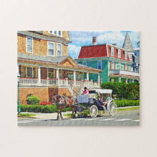 Cape May NJ – Horse Drawn Carriage Jigsaw Puzzle