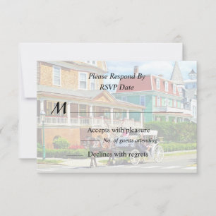 Cape May NJ Horse Drawn Carriage RSVP Card