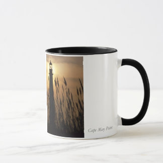 Cape May NJ Lighthouse at Sunset Mug