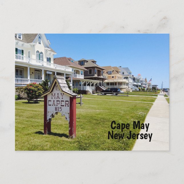 Cape May NJ Postcard (Front)