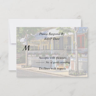 Cape May NJ – Restaurant on Jackson Street RSVP Card