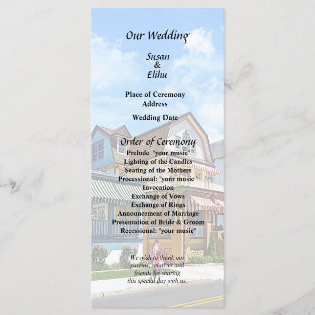 Cape May NJ - Sisters Walking Down Perry Street Programme (Front)