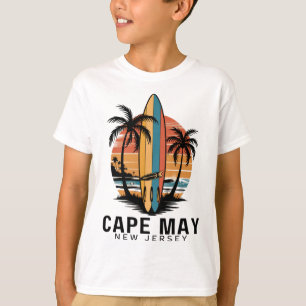 Cape May Point State Park New Jersey Surfing Surfe T-Shirt