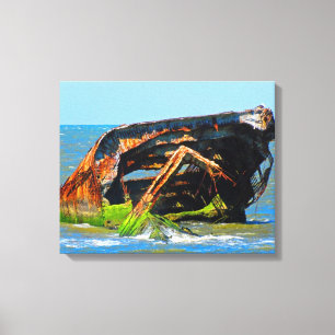 Cape May Shipwreck Canvas Print