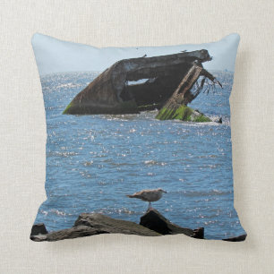 Cape May Shipwreck Cushion