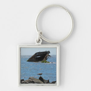 Cape May Shipwreck Key Ring