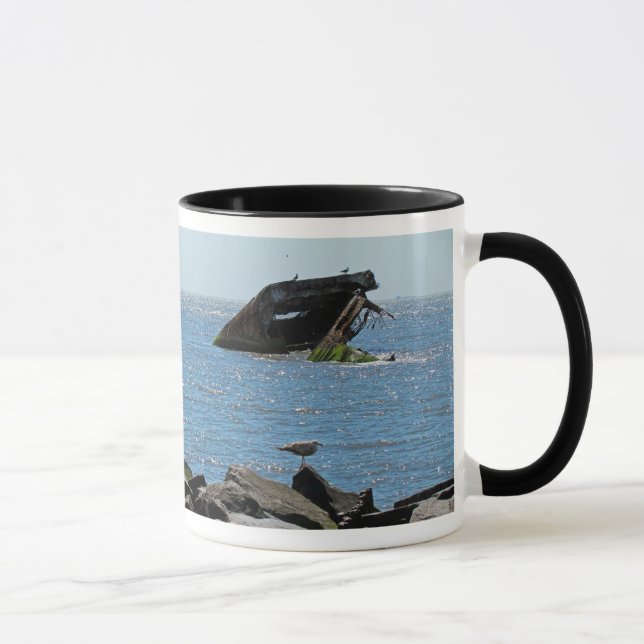 Cape May Shipwreck Mug (Right)