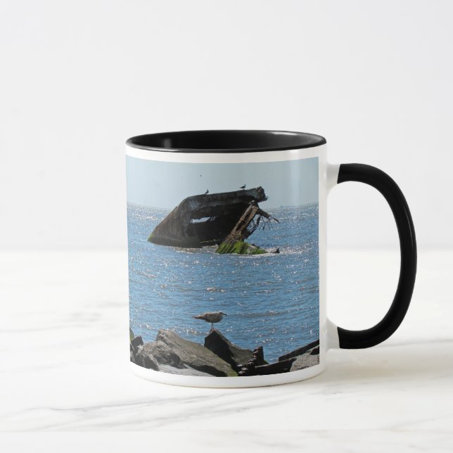 Cape May Shipwreck Mug (Right)